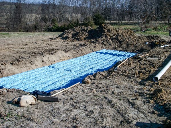 Septic Drain Field Install